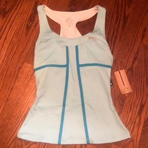 Nike Blues Bra Tennis Top NWT XS